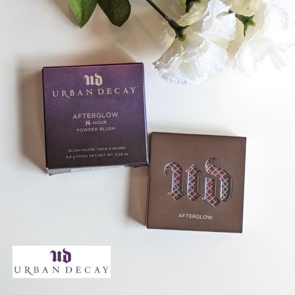 NEW Urban Decay Afterglow 8-Hour Powder Blush BANG -bright red-orange NIB W/box - Picture 8 of 11